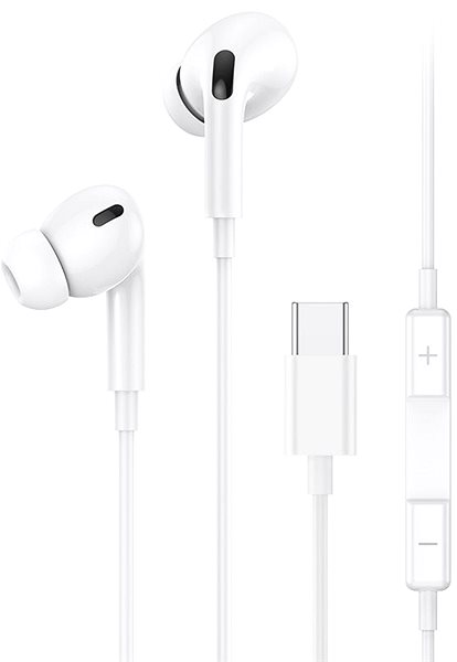 Headphones USAMS EP-41 Type-C (USB-C) In-Ear Earphones 1.2m White Features/technology
