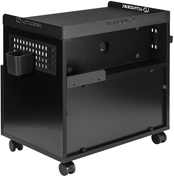 Kisszekrény ULTRADESK CRATE, fekete ...