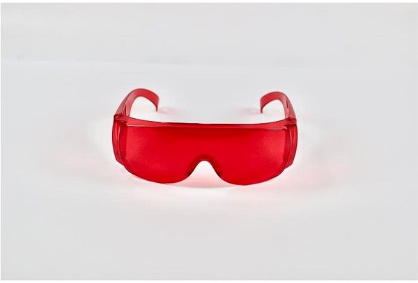 Monitor szemüveg Sleep-1 kék- és zöldfény szűrő szemüveg, világospiros ...
