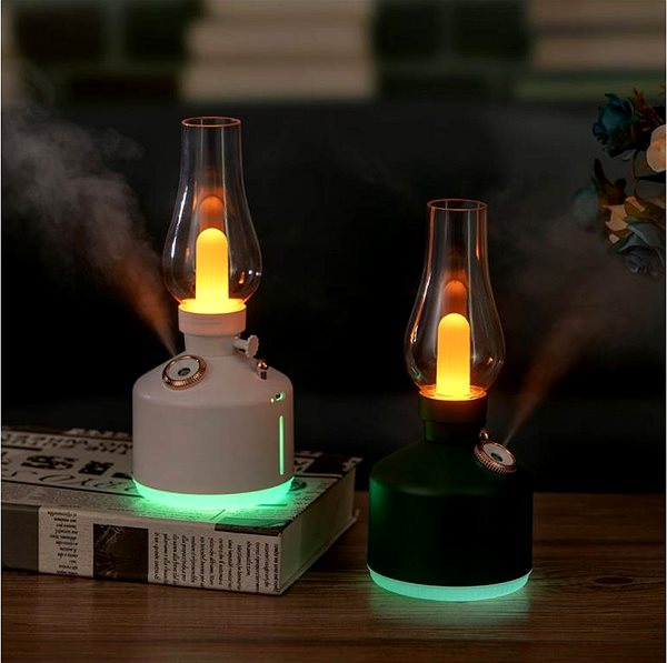 Aroma diffuser DIFÚ Petrol-1 wireless stylish, Colour: White .