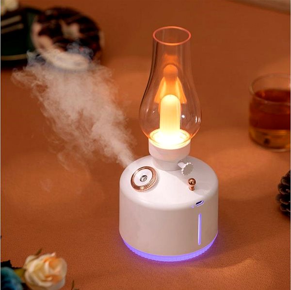 Aroma diffuser DIFÚ Petrol-1 wireless stylish, Colour: White .