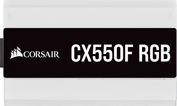 PC Power Supply Corsair CX550F RGB, White Screen