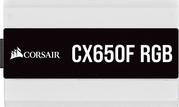 PC tápegység Corsair CX650F RGB White Képernyő