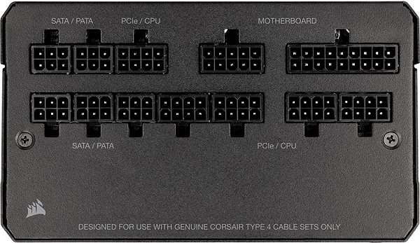 PC zdroj Corsair RM750 (2021) Možnosti pripojenia (porty)