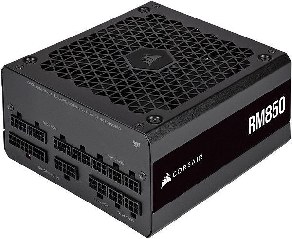 PC Power Supply Corsair RM850 (2021) Lateral view