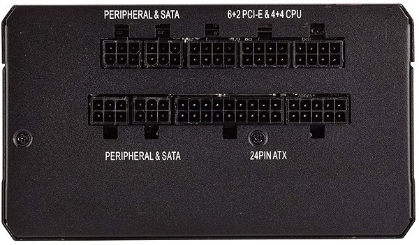 PC tápegység Corsair RM650x (2018) Csatlakozási lehetőségek (portok)