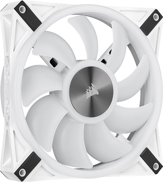 PC ventilátor Corsair iCUE QL140 RGB 140mm White Oldalnézet