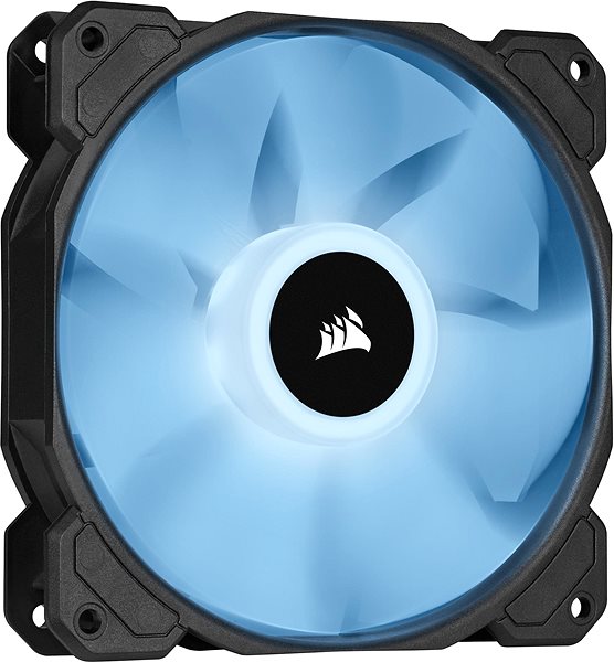 PC ventilátor Corsair iCUE SP120 RGB ELITE Black Oldalnézet