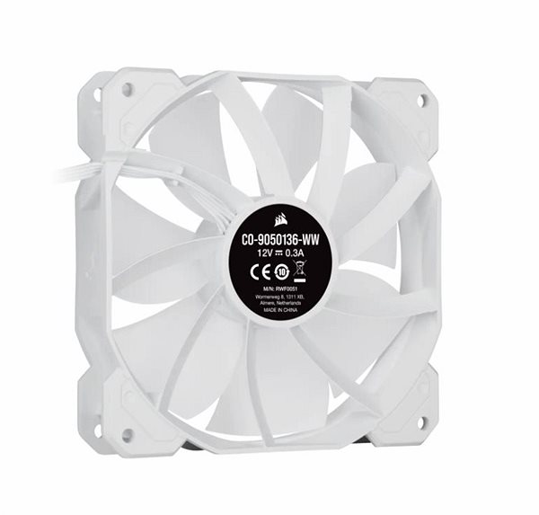 PC ventilátor Corsair iCUE SP120 RGB ELITE White Hátoldal
