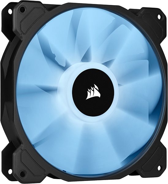 PC ventilátor Corsair iCUE SP140 RGB ELITE Black Oldalnézet