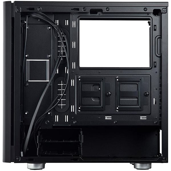 PC Case Corsair 275R Carbide Series Tempered Glass Black Lateral view