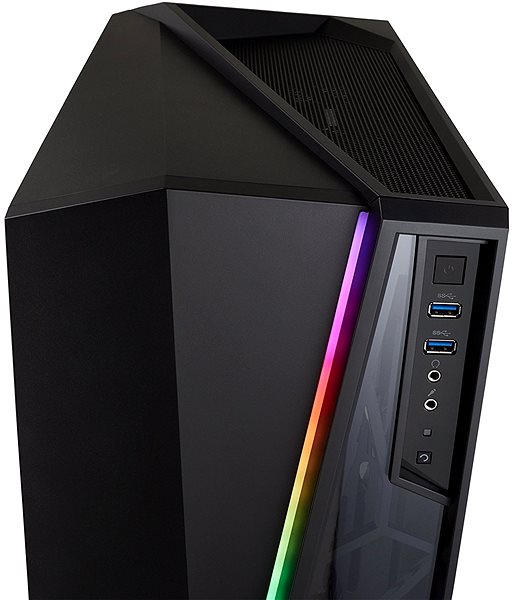 PC skrinka Corsair SPEC-OMEGA RGB Carbide Series čierna Možnosti pripojenia (porty)