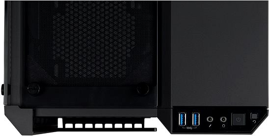 PC Case Corsair Crystal Series 280X Tempered Glass black Connectivity (ports)