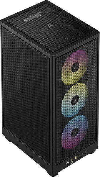 Számítógépház Corsair iCUE 2000D RGB AIRFLOW Black ...