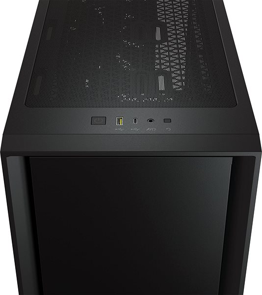 PC skrinka Corsair 4000D Tempered Glass Black Možnosti pripojenia (porty)