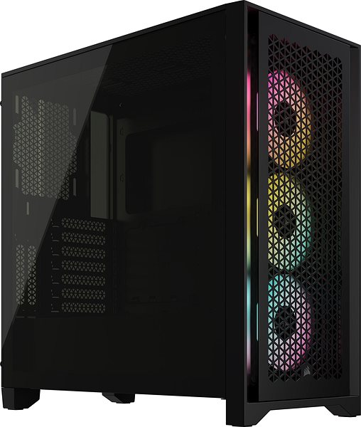PC skrinka Corsair iCUE 4000D RGB AIRFLOW Black ...