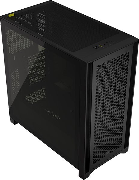 Számítógépház Corsair iCUE 4000D RGB AIRFLOW Black ...