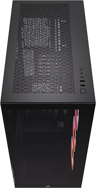 Corsair 3500X LX-R RGB iCUE LINK Black PC case.