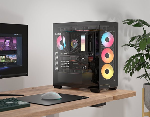PC Case Corsair 3500X RS-R ARGB Black ...