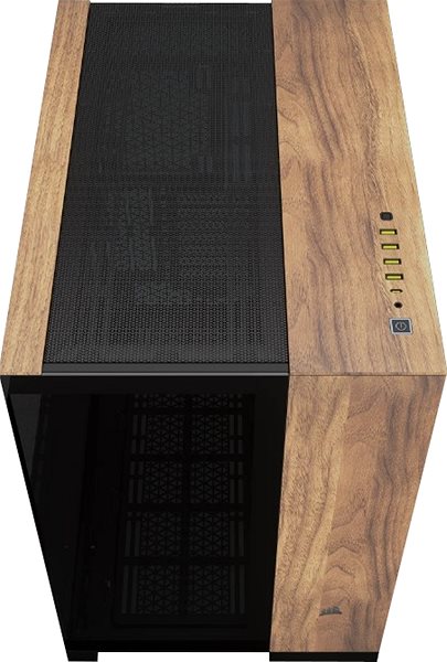 PC Case Corsair 6500X Black/Walnut Wood ...