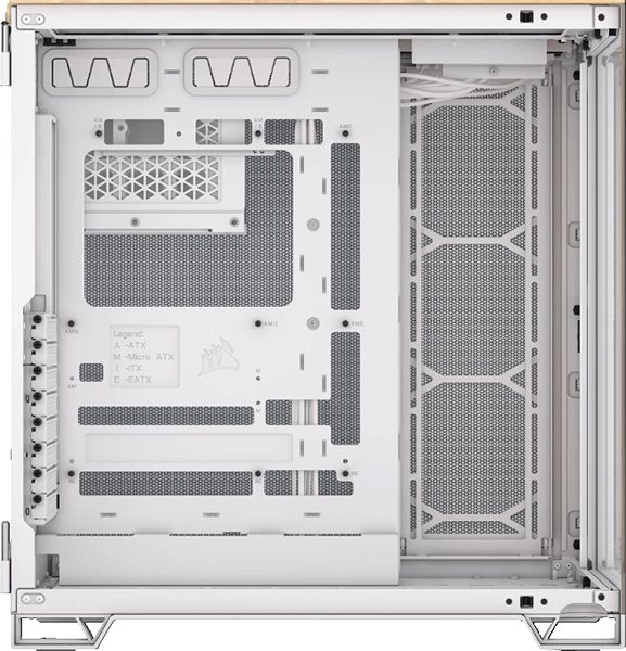 PC Case Corsair 6500X White/Bamboo Wood ...
