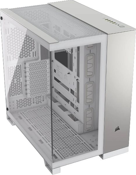 PC Case Corsair 6500X White/Satin Gray Aluminum ...