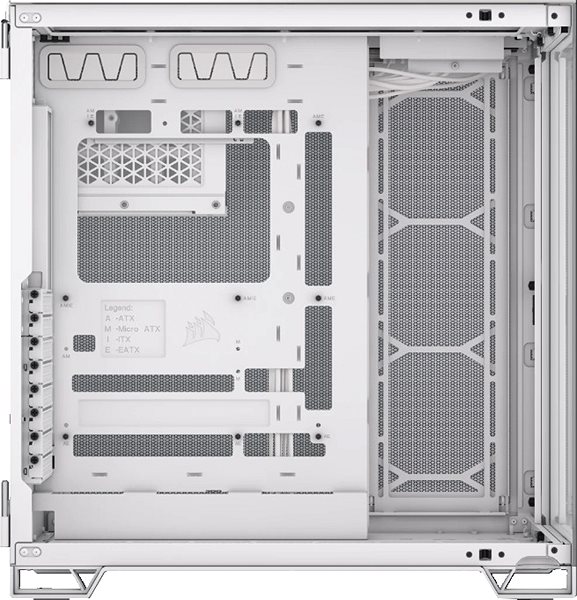 PC Case Corsair 6500X White/Satin Gray Aluminum ...