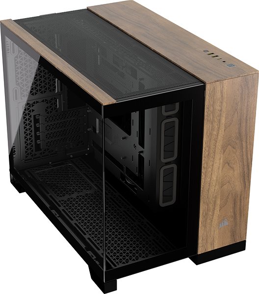 PC Case Corsair 2500X Black/Walnut Wood ...