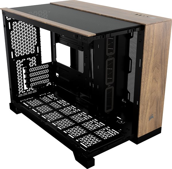 PC Case Corsair 2500X Black/Walnut Wood ...