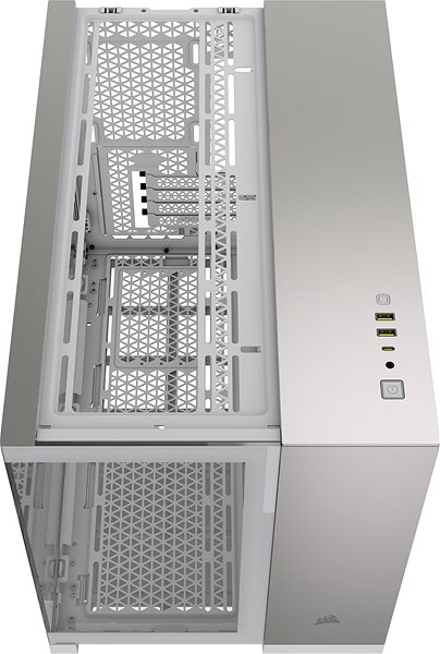 PC Case Corsair 2500X White/Satin Gray Aluminum ...