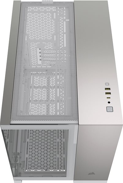 PC Case Corsair 2500X White/Satin Gray Aluminum ...