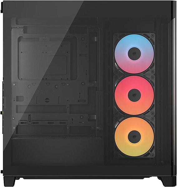 PC Case CORSAIR FRAME 4500X RSR ARGB Panoramic Glass Black ...