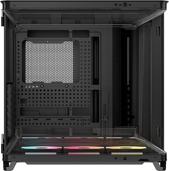 PC Case CORSAIR AIR 5400 LX-R RGB iCUE LINK Black ...