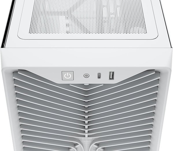 Corsair 3200D RS White PC case.