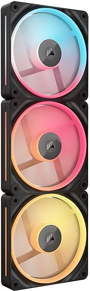 PC Fan Corsair iCUE LINK LX120-R RGB Black Triple Fan Kit ...