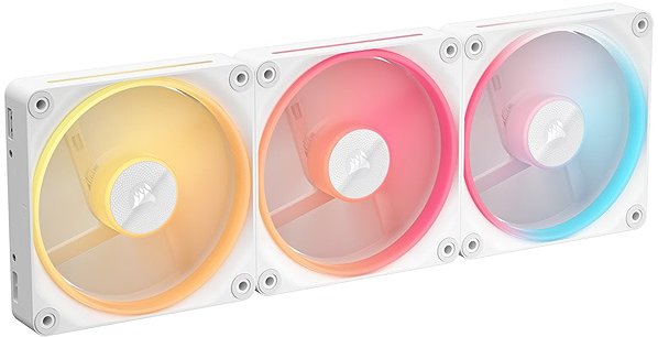 PC Fan Corsair iCUE LINK LX120-R RGB White Triple Fan Kit ...