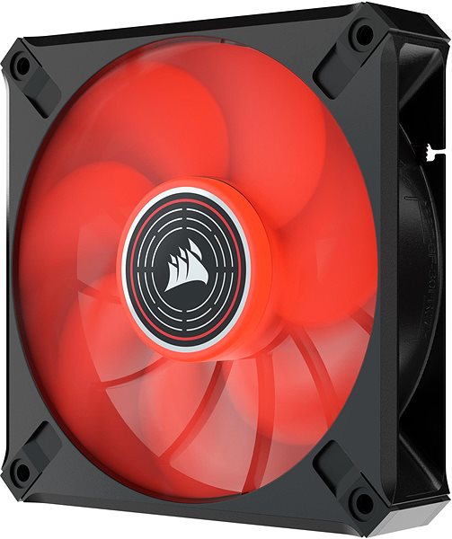 PC Fan Corsair ML120 LED ELITE Black (Red LED) Lateral view