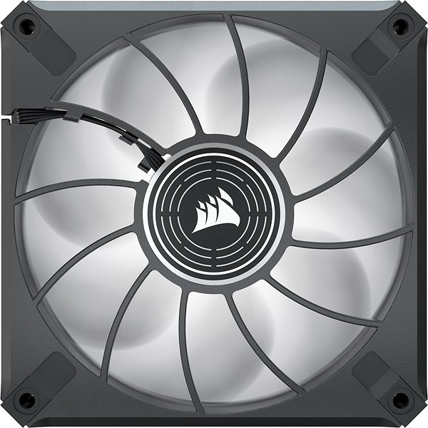 Számítógép ventilátor Corsair ML120 LED ELITE Black (White LED) Hátoldal