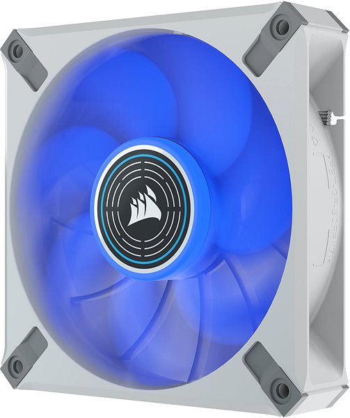 Számítógép ventilátor Corsair ML120 LED ELITE White (Blue LED) Oldalnézet