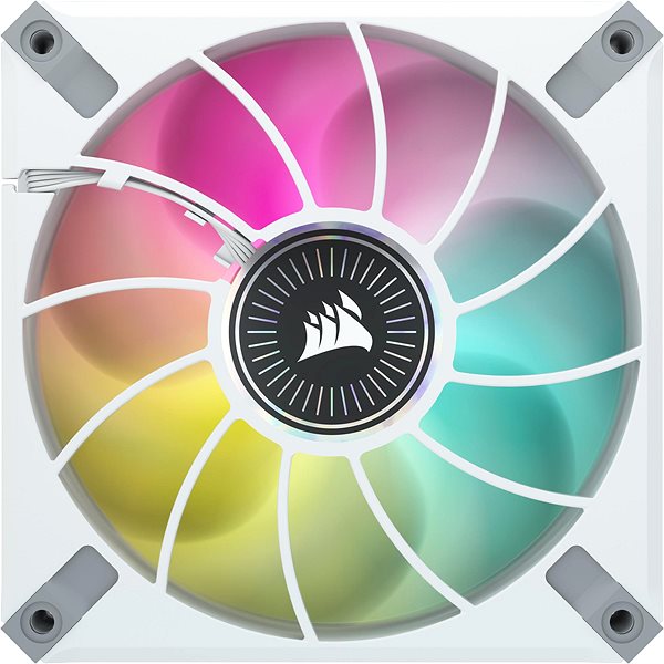 PC Fan Corsair ML120 RGB ELITE White Triple Pack + Lightning Node Core Back page
