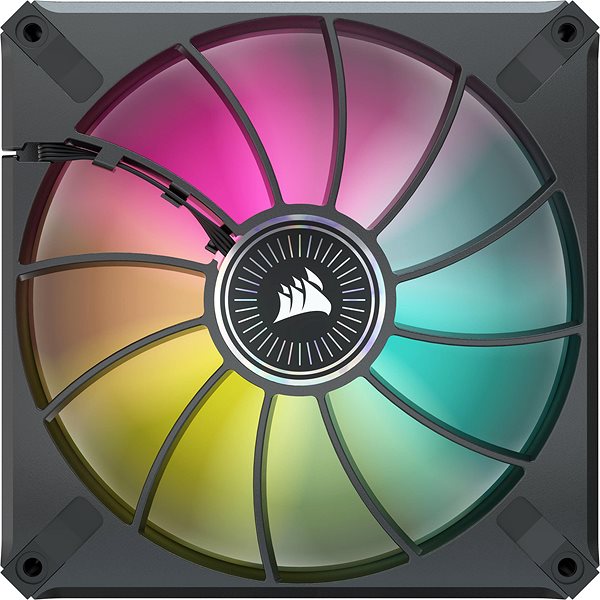PC Fan Corsair ML140 RGB ELITE Black Dual Pack + Lightning Node Core Back page