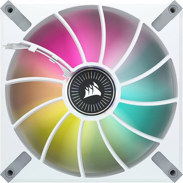 PC Fan Corsair ML140 RGB ELITE White Dual Pack + Lightning Node Core Back page