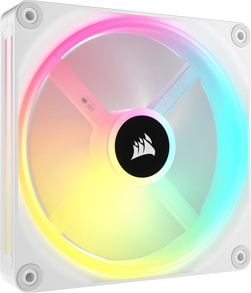 PC ventilátor Corsair iCUE LINK QX140 RGB Fans Starter Kit - White ...