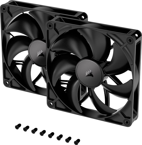 PC ventilátor Corsair RS140 Black Dual Pack ...