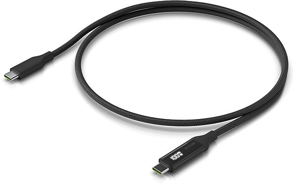 Data Cable Ubiquiti UniFi power and data cable with charging display, up to 100 W, up to 480 Mbps, 0.3 m, black ...