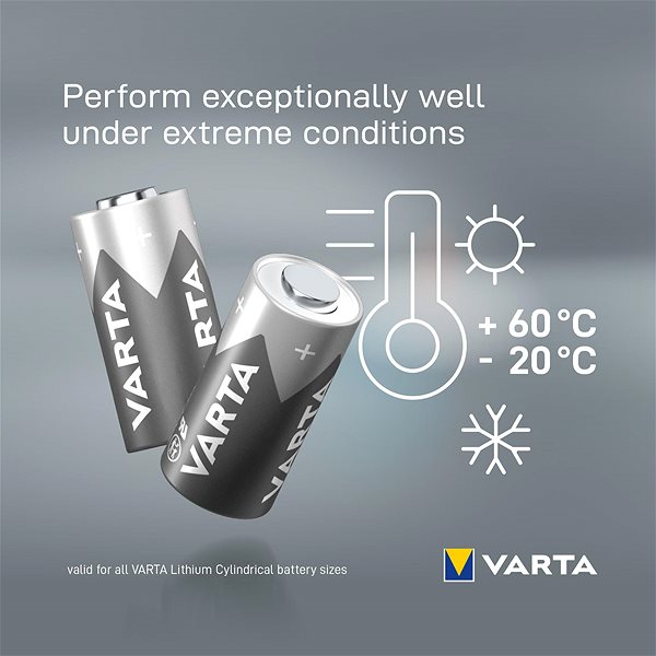 Batéria do fotoaparátu VARTA špeciálna lítiová batéria Photo Lithium CR-P2 1 ks ...