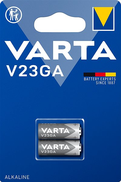 Gombíková batéria VARTA špeciálna alkalická batéria V23GA 2 ks ...