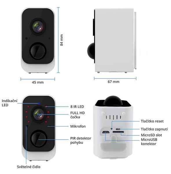 IP Camera Cel-Tec BE1 Pir Tuya ...