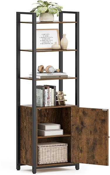 Shelving Unit Vasagle Shelf with cabinet ...