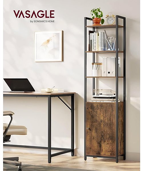 Shelving Unit Vasagle Shelf with cabinet ...